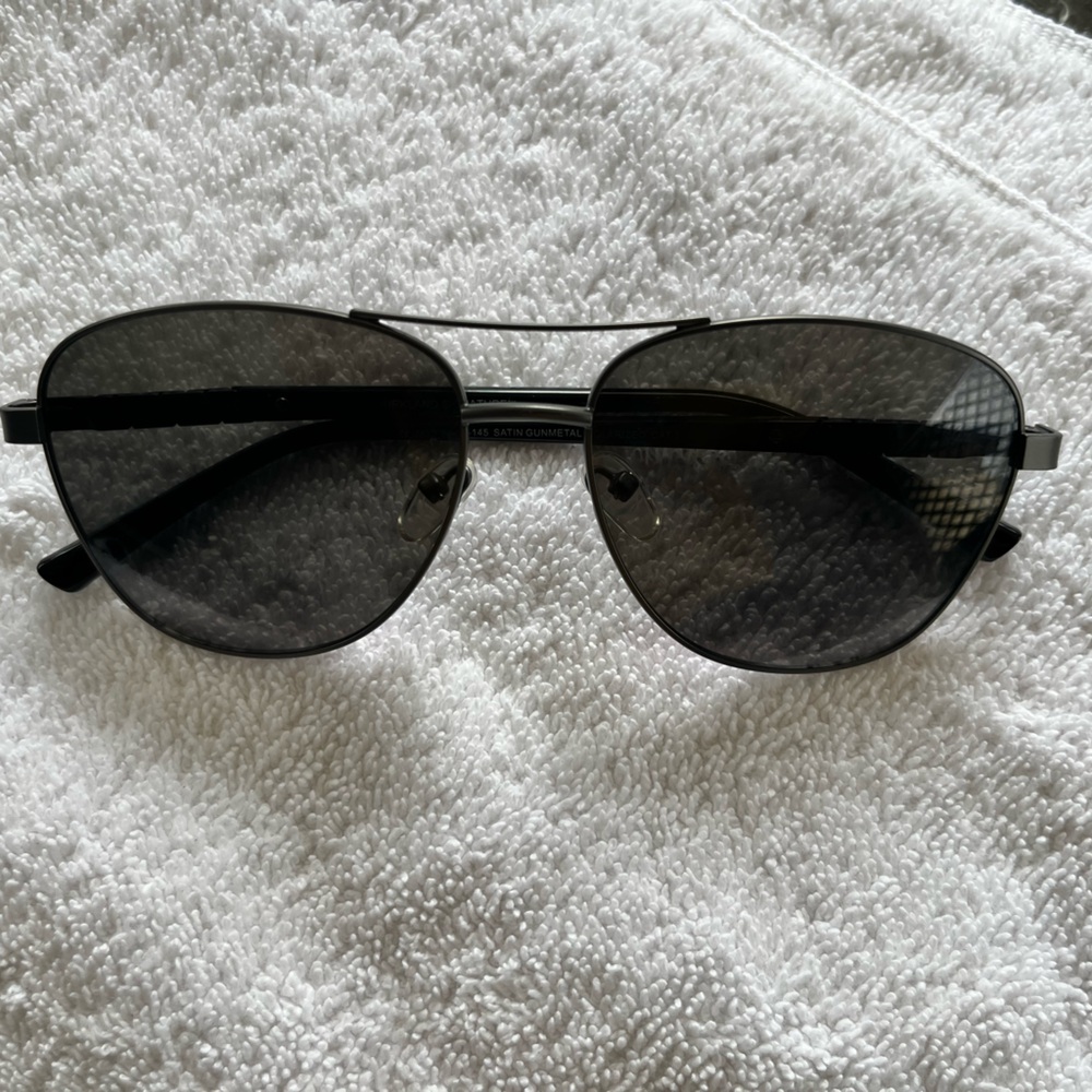Kirkland Signature M50 Satin Gunmetal Polarized Aviator Sunglasses